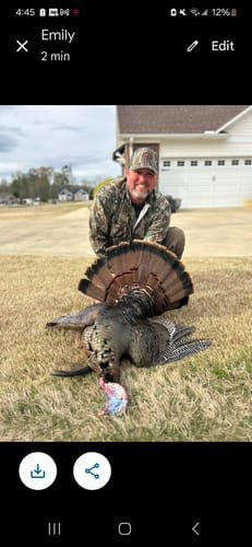 Customer photo review of Turkey Only Fans, Leather Patch Trucker Hat