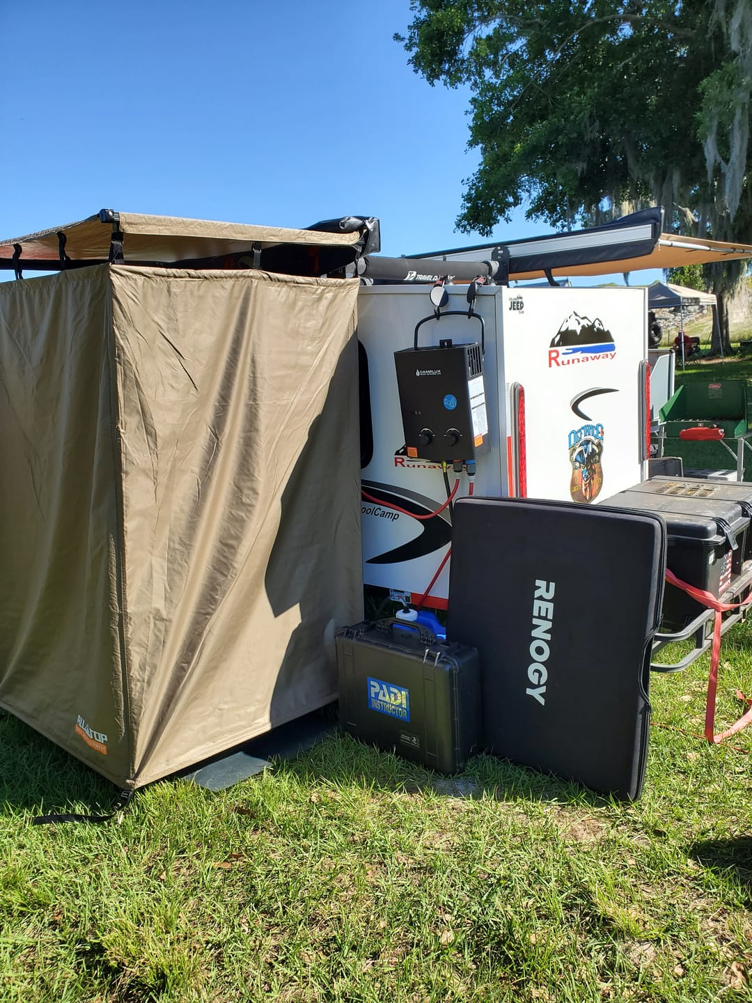 Customer photo review of Camplux 5L 1.32 GPM Outdoor Portable Propane Tankless Water Heater - Black
