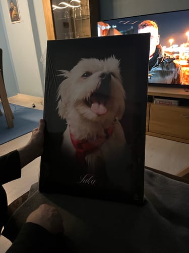 Customer photo review of Öl Pawtrait