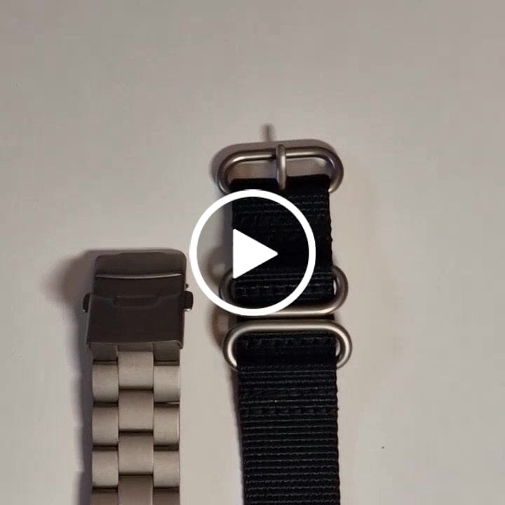 Customer video review of 22mm Wide Nylon Strap