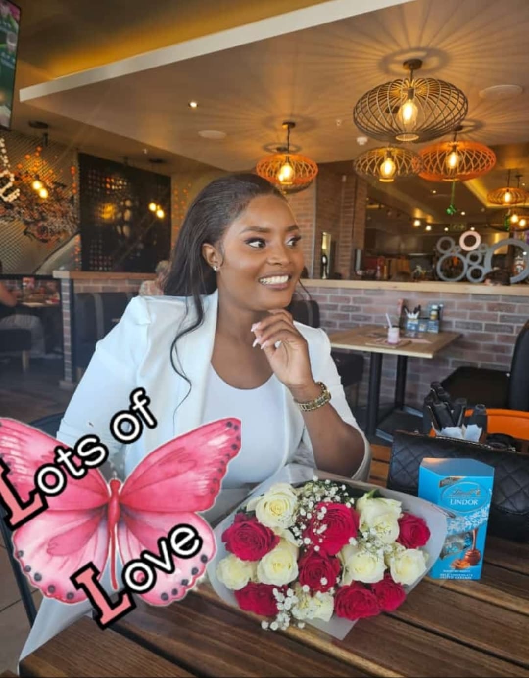 Customer photo review of 360 Straight Lace Front Wig South Africa