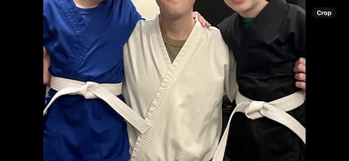 Customer photo review of Jaguar Colored Karate Uniform WKF Compliant - Light Weight Kids Adults Karate Gi - (Belt Included)