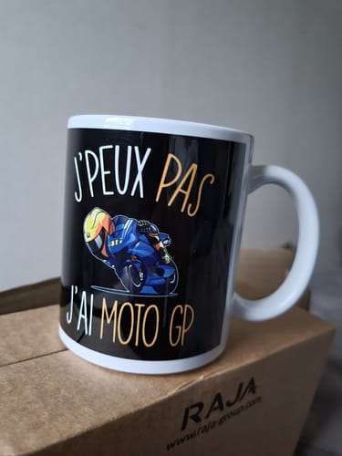 Customer photo review of Mug J'peux pas moto GP | Valentino Rossi