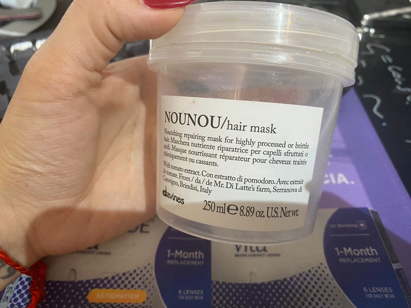 Customer photo review of Máscara Essential Nounou Davines