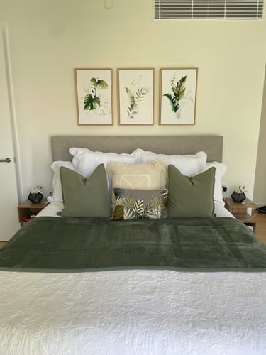 Customer photo review of Silver and Gold Linings, Watercolour Plants Trio