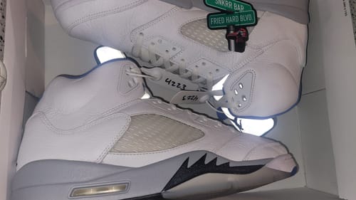 Customer photo review of Air Jordan 5 Retro 'Stealth 2.0'