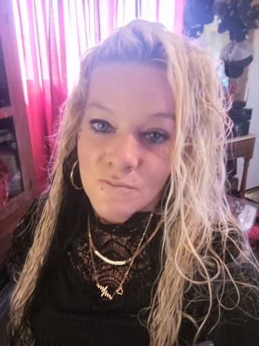 Customer photo review of Beagan Blue Colored Contact Lenses