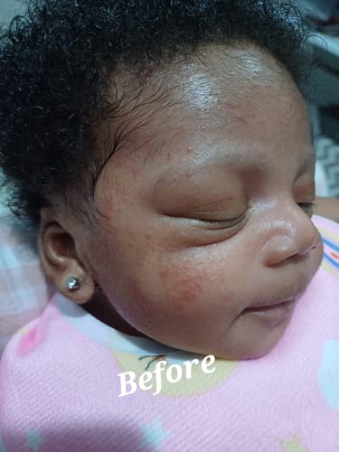 Customer photo review of Coconut Oil Baby Lotion