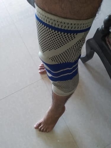Customer photo review of תומך ברך עם טבעות סיליקון