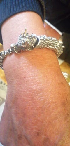 Customer photo review of Jewelance™ SilverDragon - Sterling Sølv Armbånd