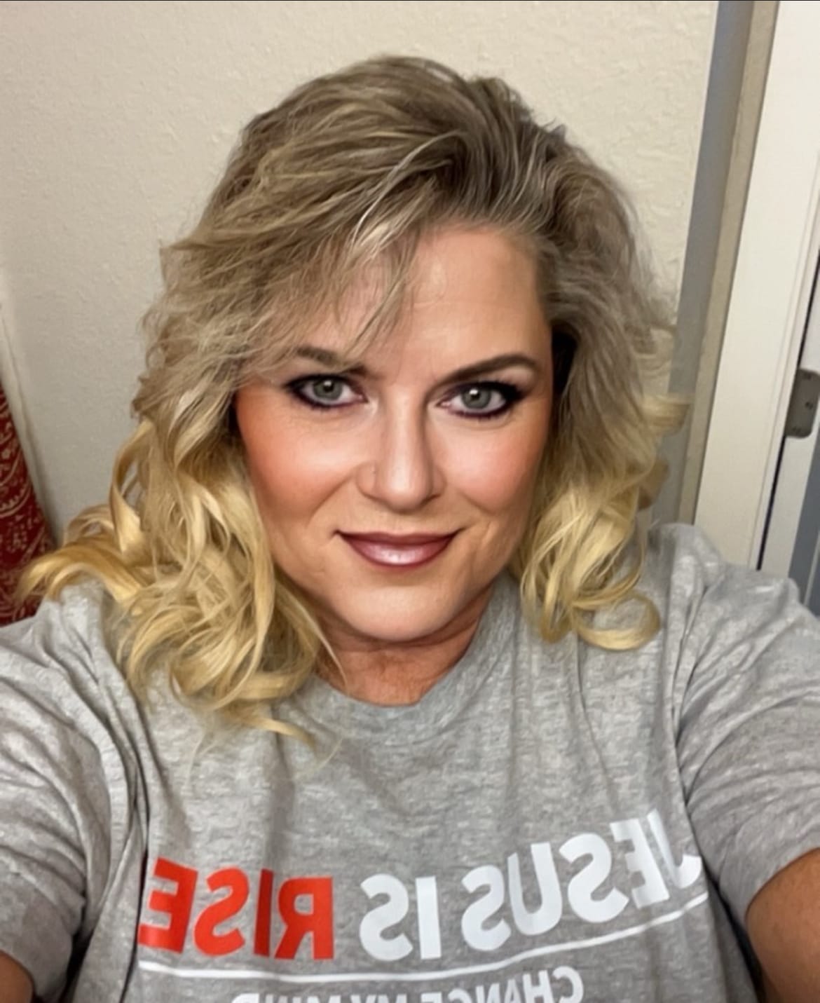 Customer photo review of Jesus Is Risen T-Shirt