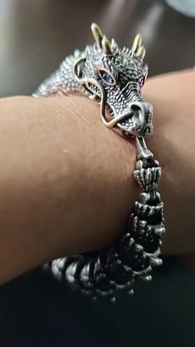 Customer photo review of Jewelance™ SilverDragon - Sterling Sølv Armbånd