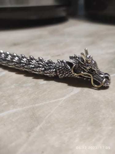 Customer photo review of Jewelance™ SilverDragon - Sterling Sølv Armbånd