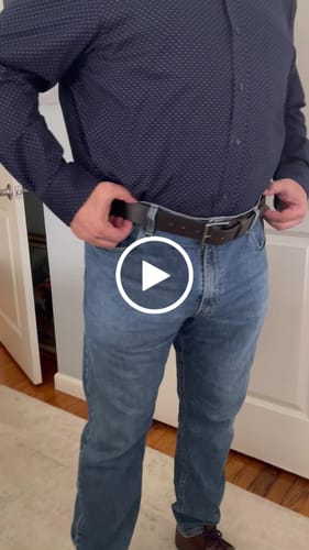 Customer video review of The Long Haul Belt - Brown Classic 100% Real Leather Belt