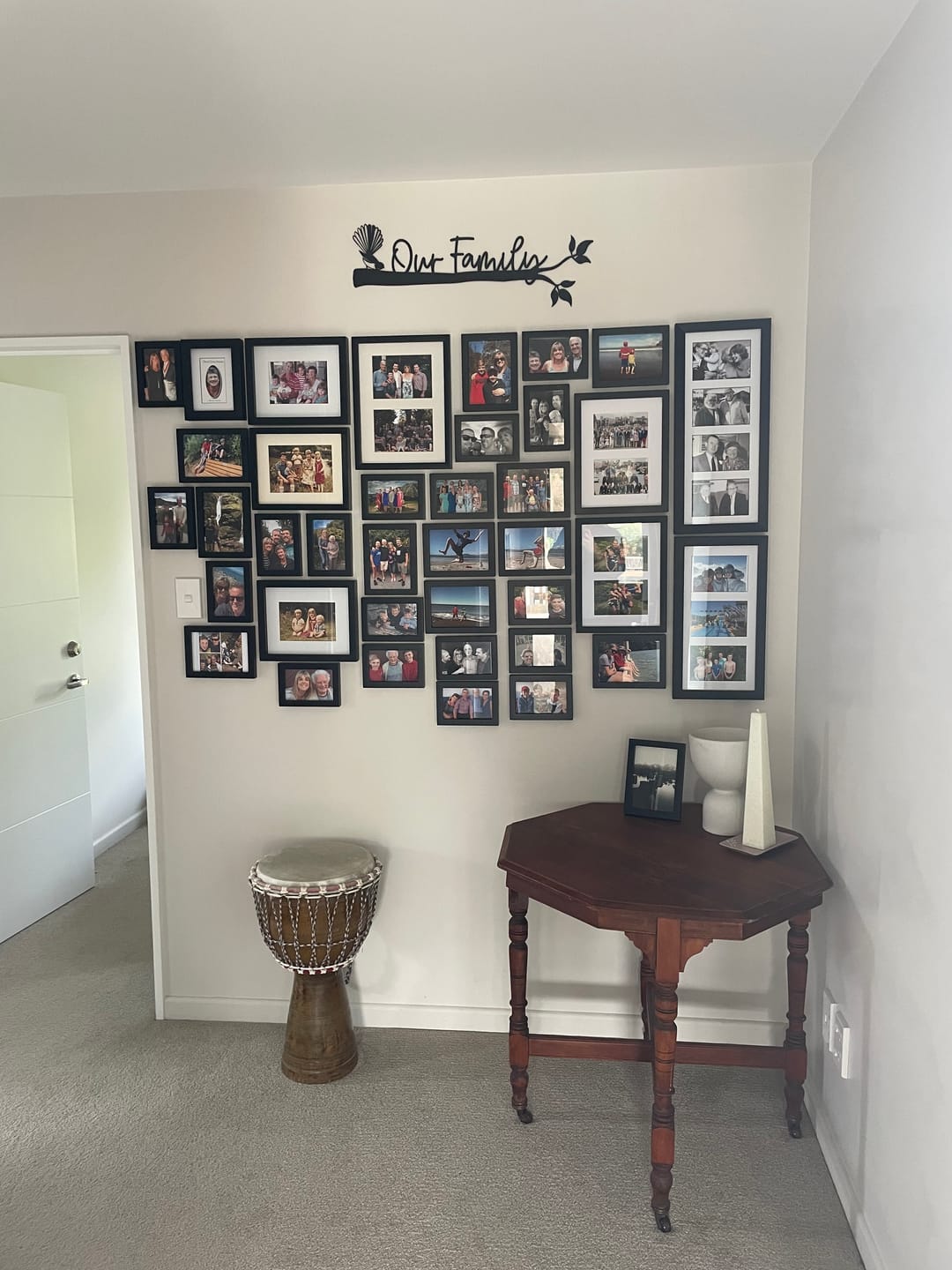 Customer photo review of Personalised Fantail Tree Branch