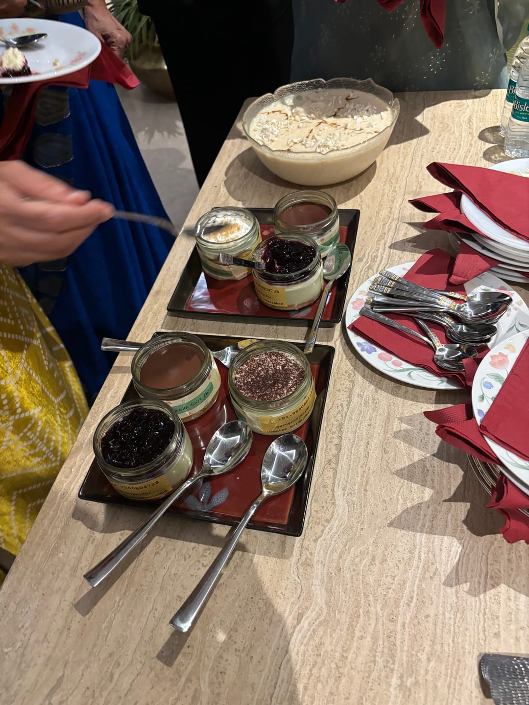 Customer photo review of Tiramisu and Banoffee Pie