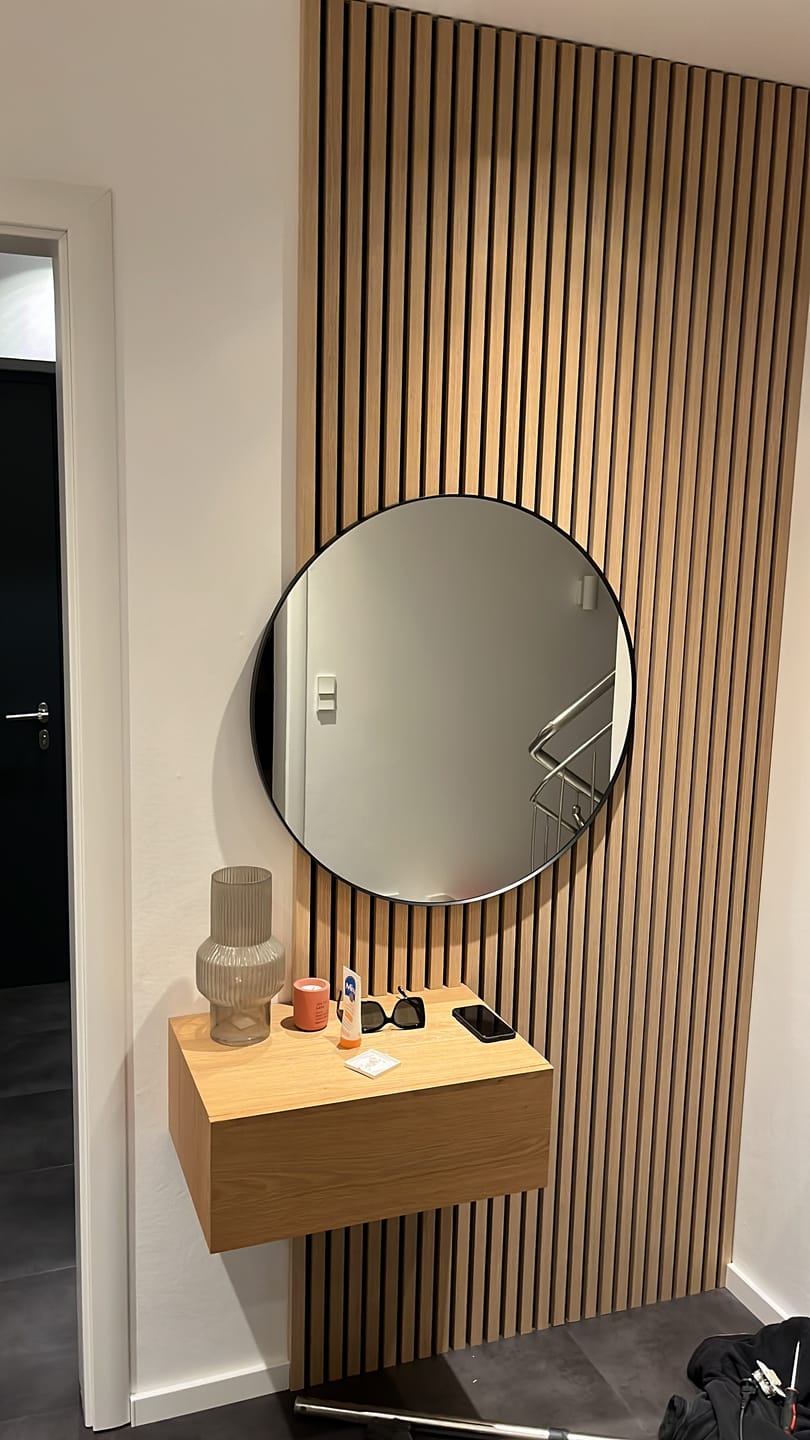 Customer photo review of Akustikpaneele Endleiste Natürliche Eiche - 300 cm - Abschlussleiste
