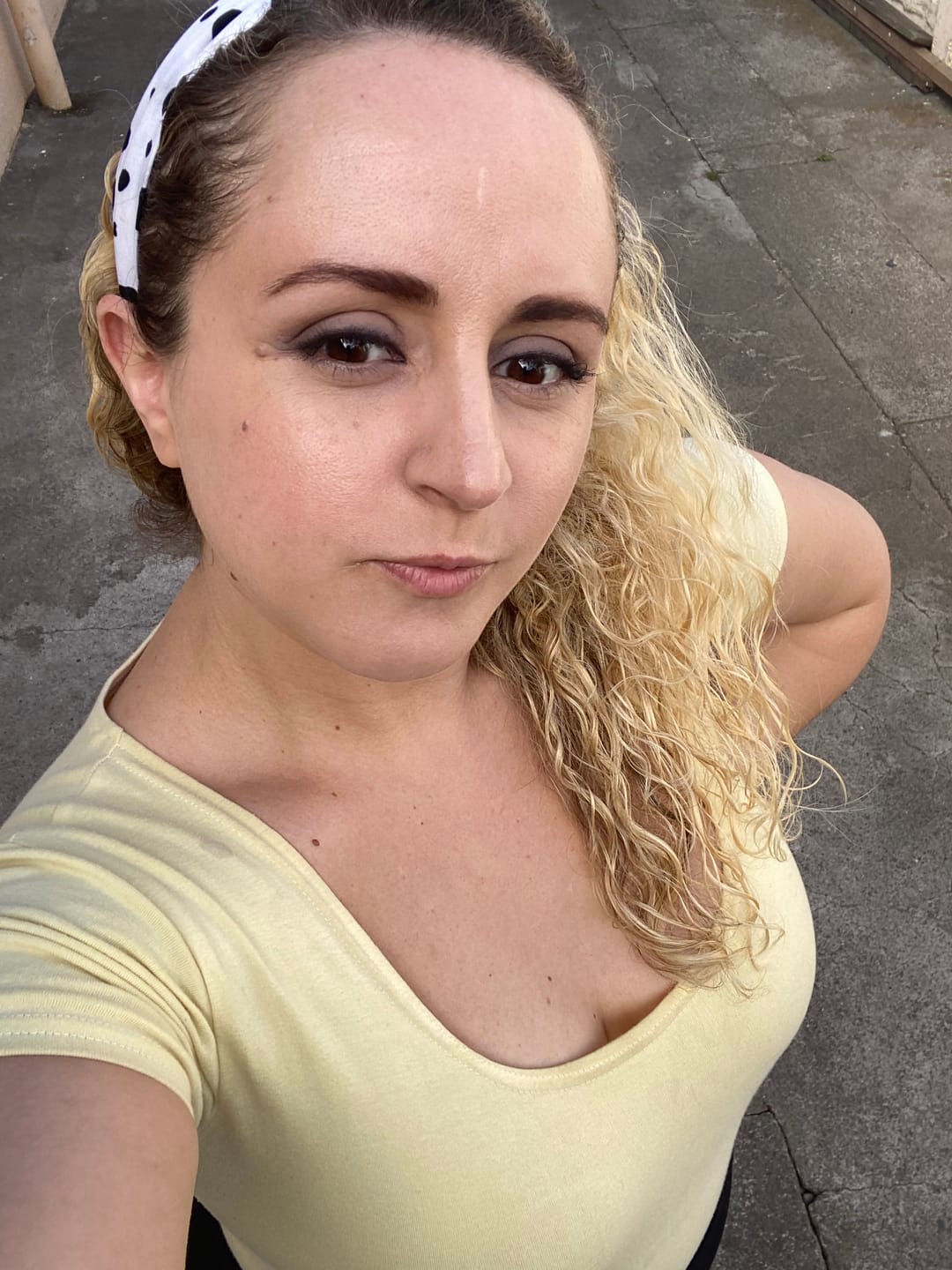 Customer photo review of Body Kelly Escote Cuadrado Manga Corta