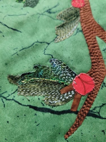 Customer photo review of Winter Cardinal Downloadable Pattern