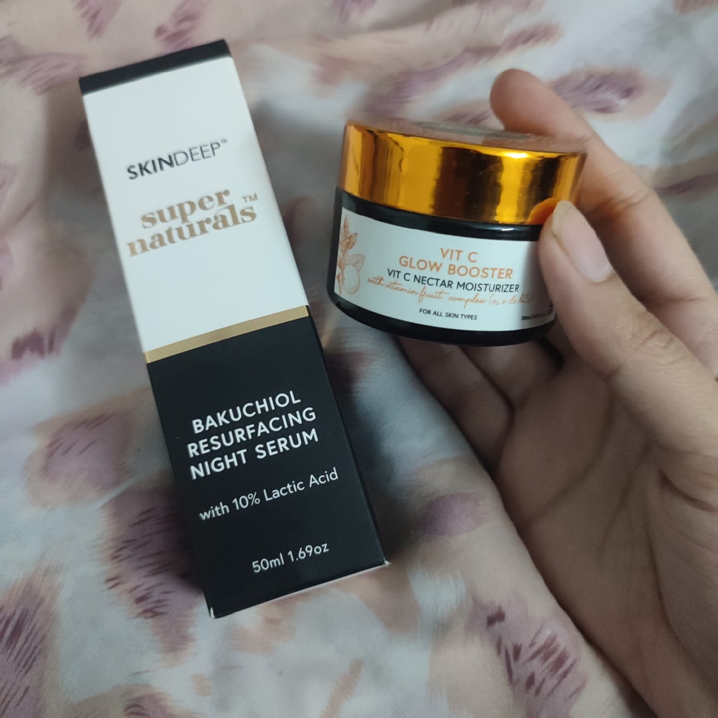 Customer photo review of VIT C GLOW BOOSTER - Vitamin Nectar Moisturizer