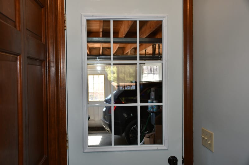 Customer photo review of Grills Between Glass 9 Lite Glass and Frame Kit (Half Lite)