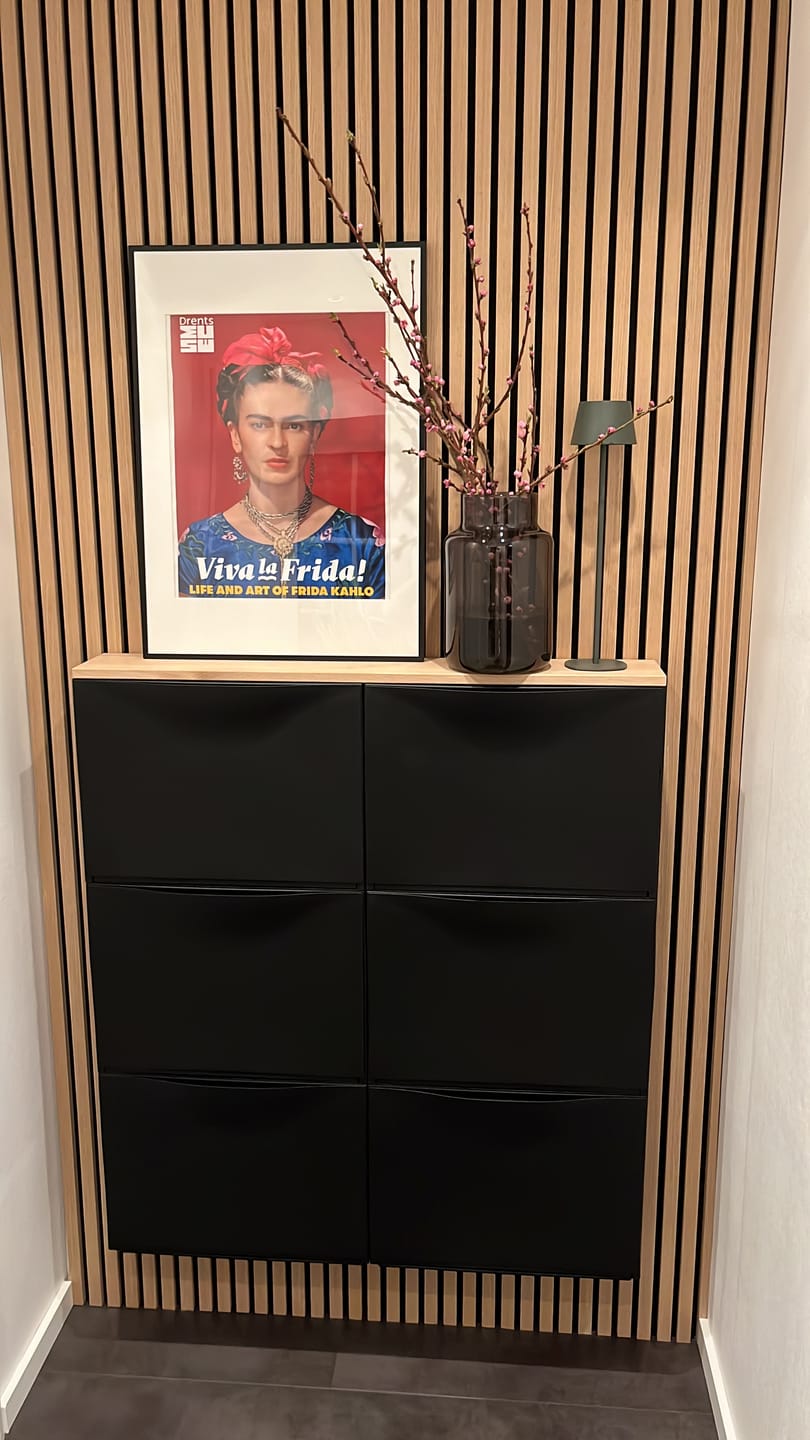 Customer photo review of Akustikpaneele Natürliche Eiche - Farbmuster