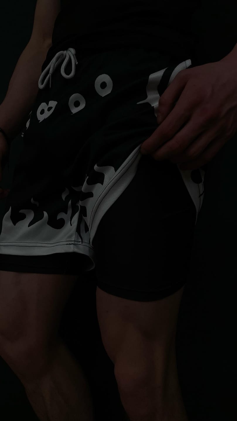 Customer photo review of Naruto Gym Shorts