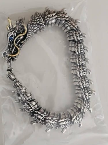 Customer photo review of Jewelance™ SilverDragon - Sterling Sølv Armbånd