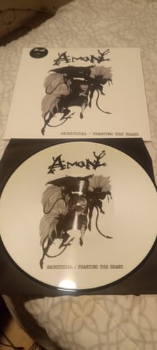 Customer photo review of Amon - Sacrificial / Feasting The Beast (Picture Disc)