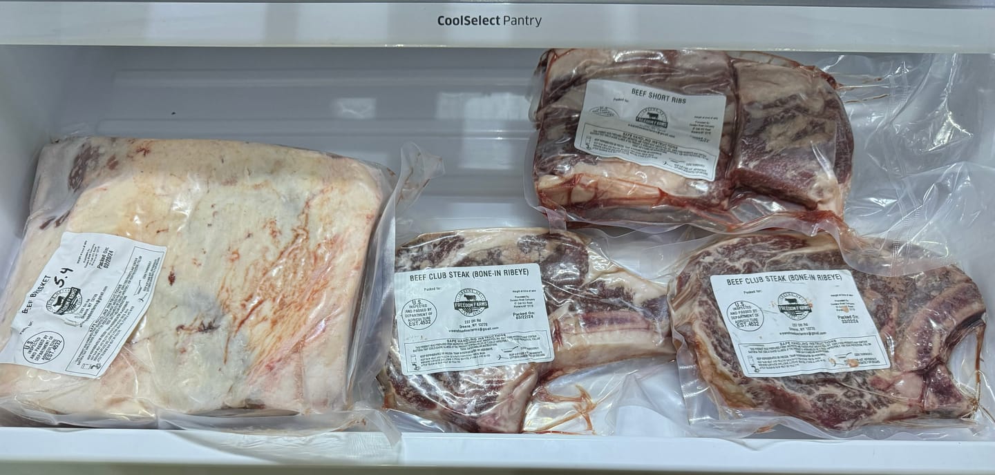 Customer photo review of BEEF VARIETY BOX – 20 LBS OF 100% AMERICAN BEEF