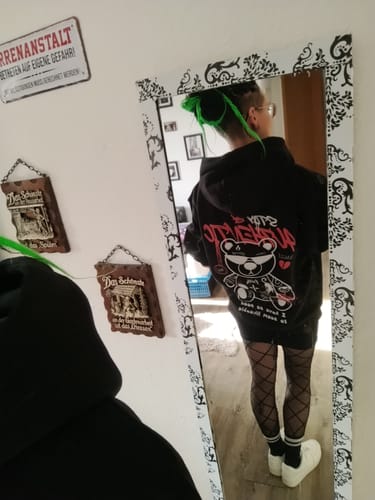 Customer photo review of Mystery Hoodie