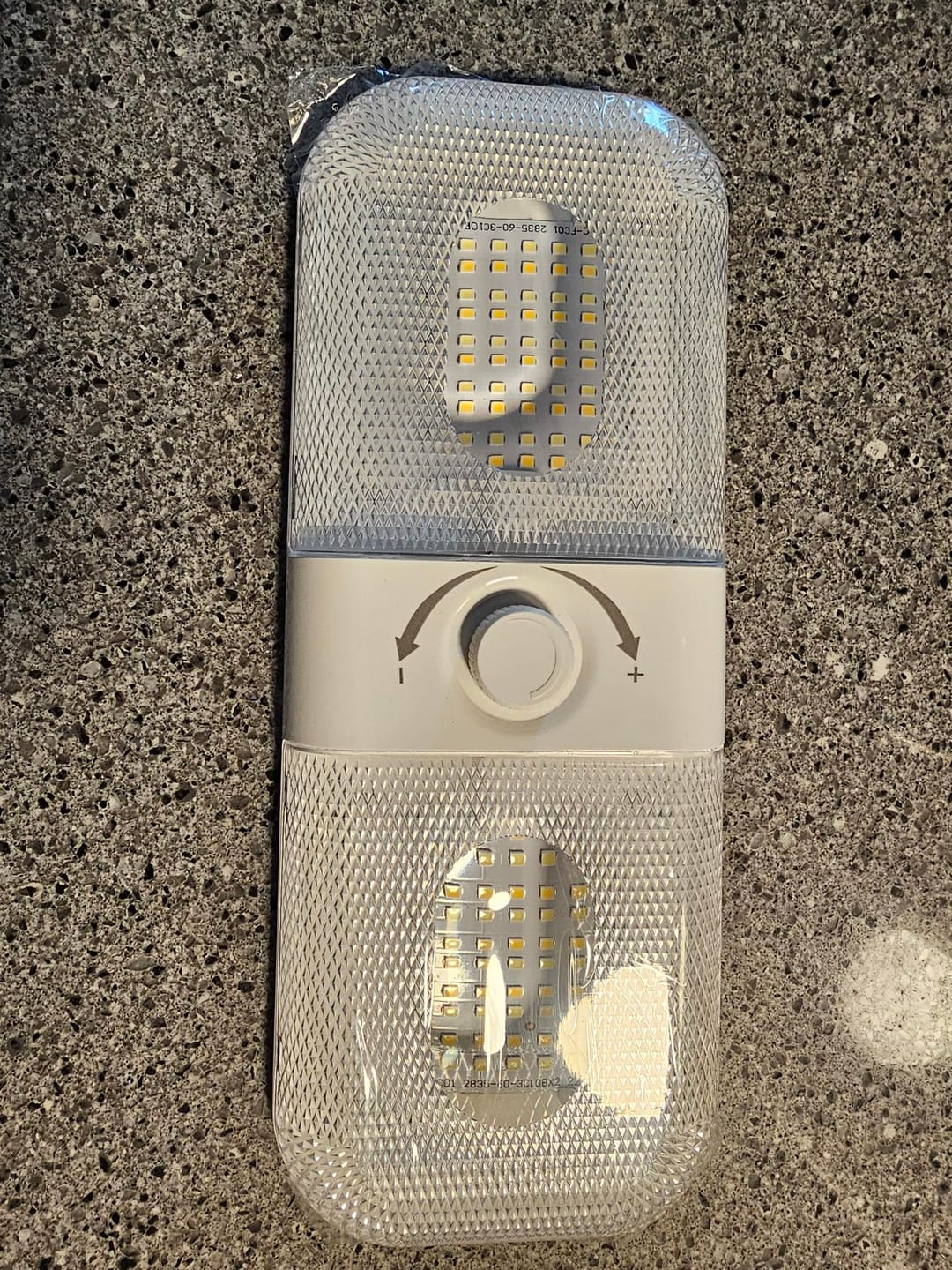 Customer photo review of 120 LED Three Color Ceiling Light