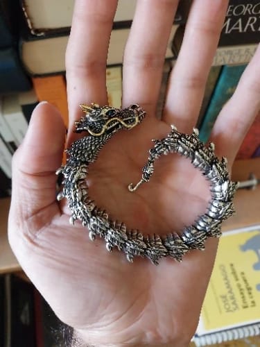 Customer photo review of Jewelance™ SilverDragon - Sterling Sølv Armbånd