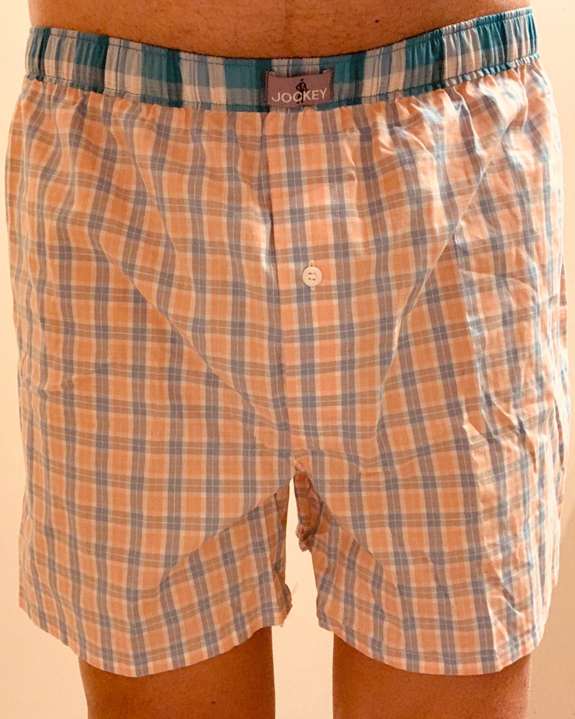 Customer photo review of Men's Satin Loose Boxers Shorts