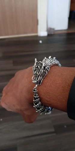 Customer photo review of Jewelance™ SilverDragon - Sterling Sølv Armbånd
