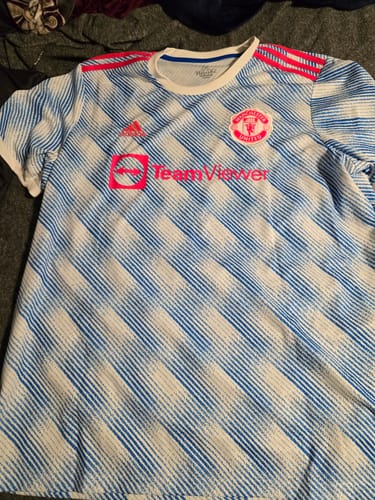 Customer photo review of Mens Mystery Football Shirt