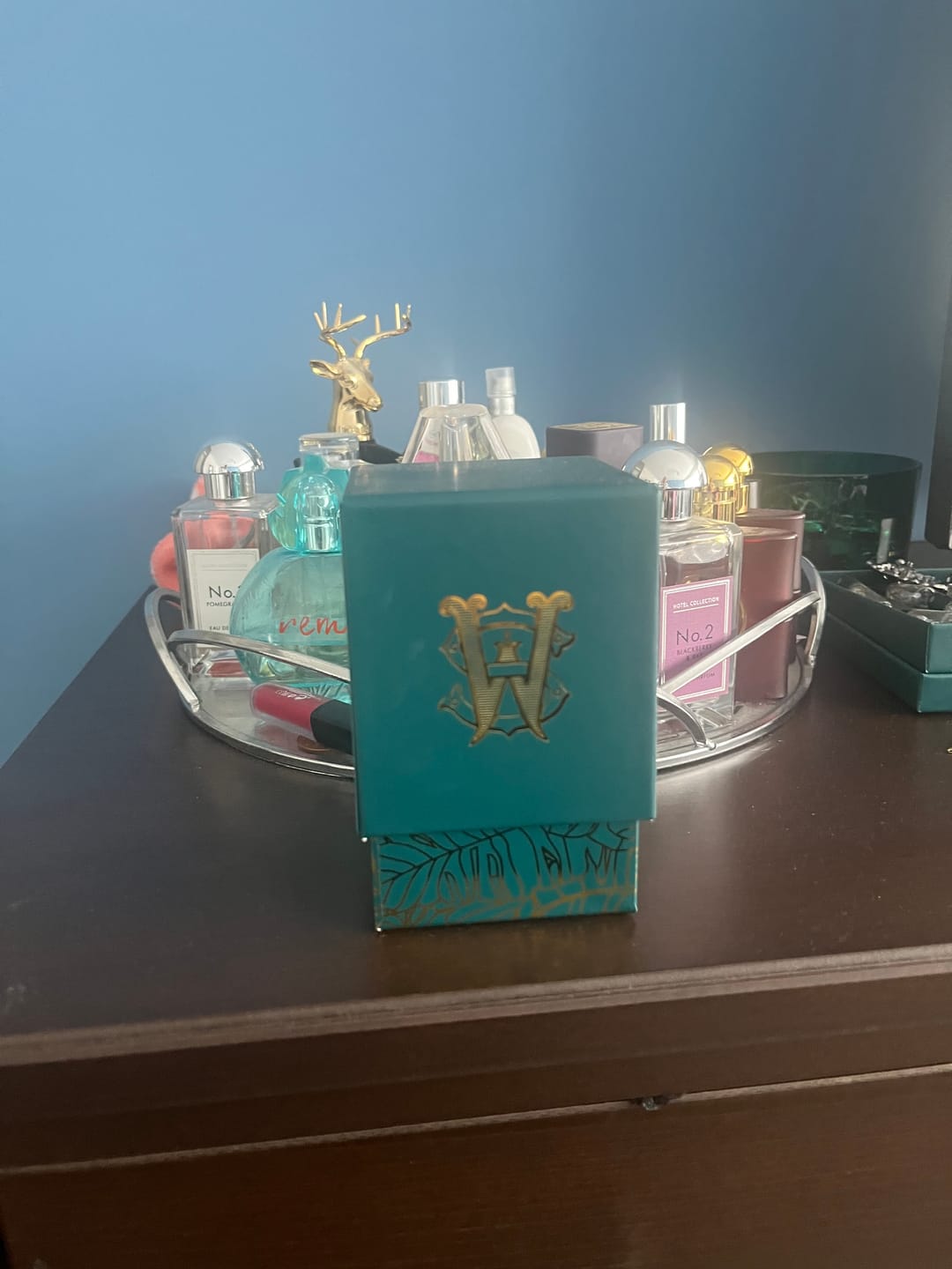 Customer photo review of Seawater suede