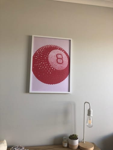 Customer photo review of 'Lucky Shot' art print