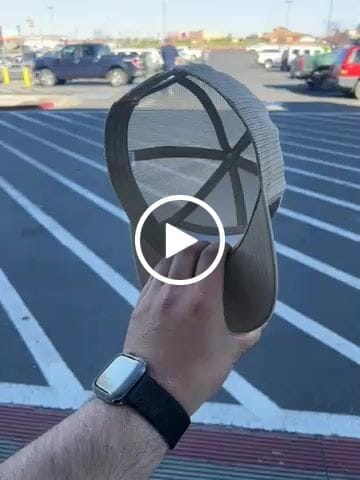 Customer video review of Flat Bill Seven-Panel Leather Patch Hat - Richardson 168