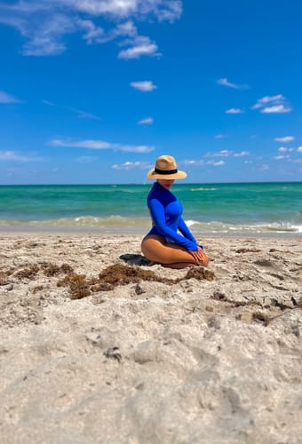 Customer photo review of Luna Long Sleeve Swimwear