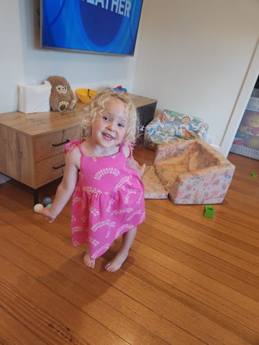 Customer photo review of Superpowers Anabelle Tie Dress