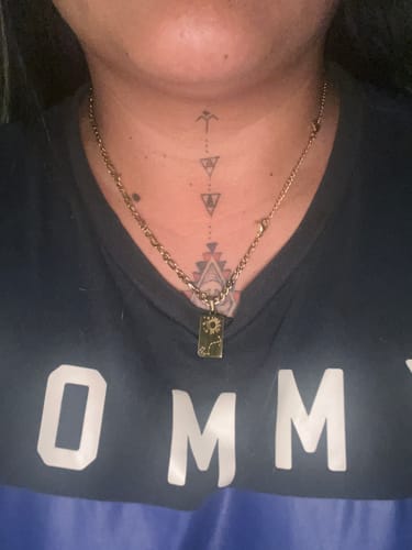 Customer photo review of The Necklace Extender