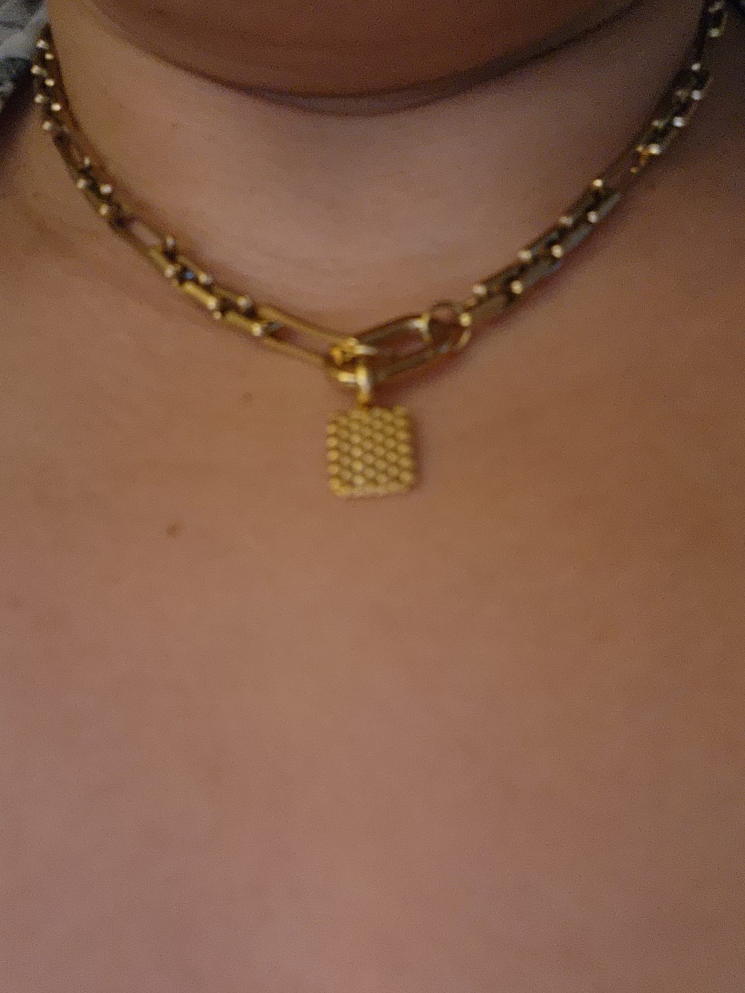 Customer photo review of The Lovers Chain Necklace