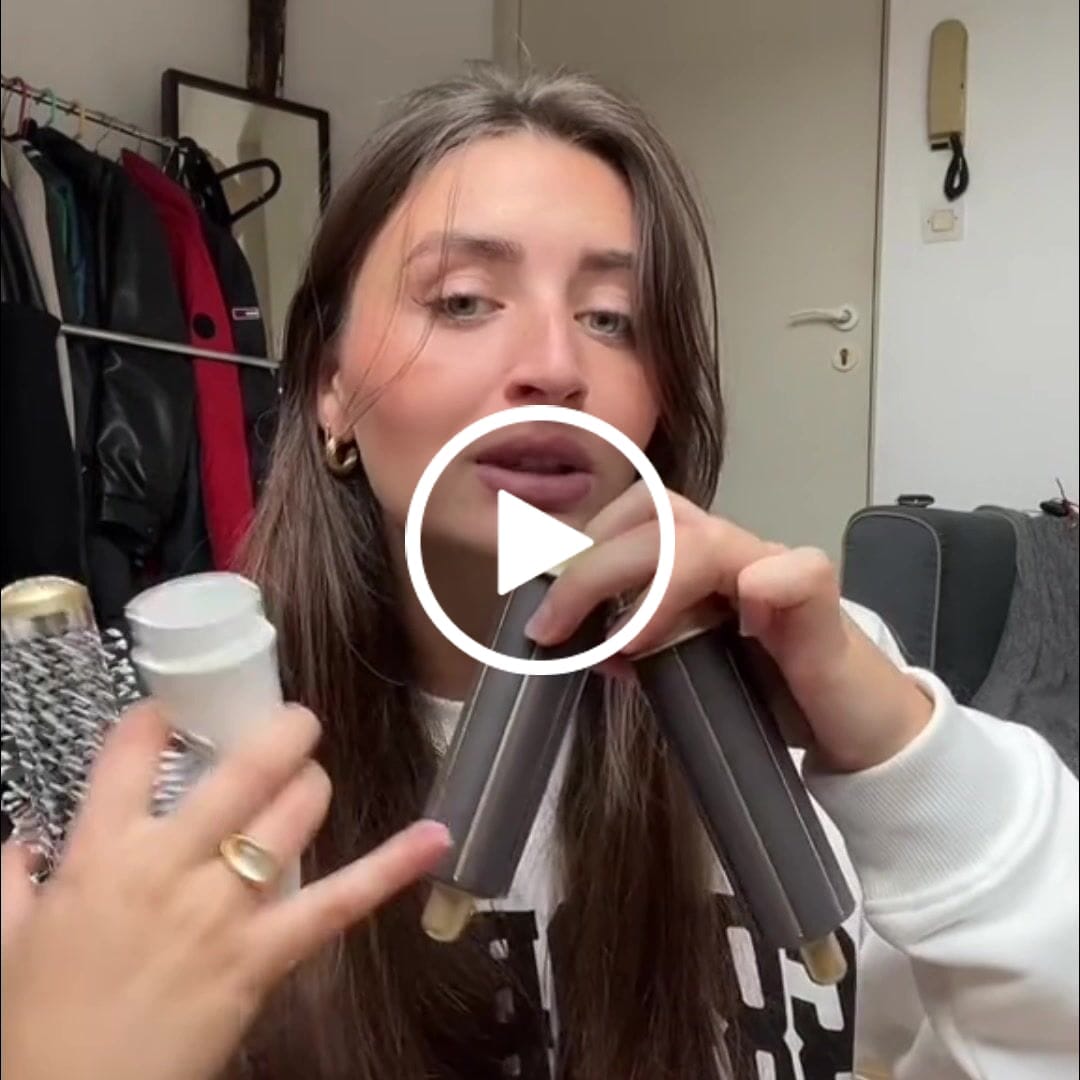 Customer video review of Brosse Sèche-Cheveux Ionique Blanc | Novaa® Hair Dryer Multistyler 5-en-1