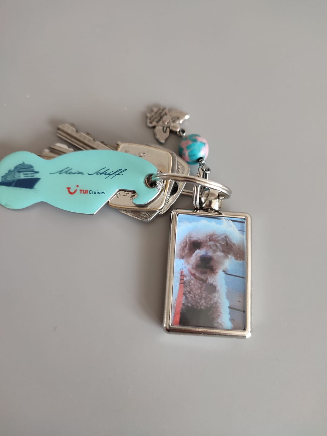Customer photo review of Schlüsselanhänger mit Hundefoto