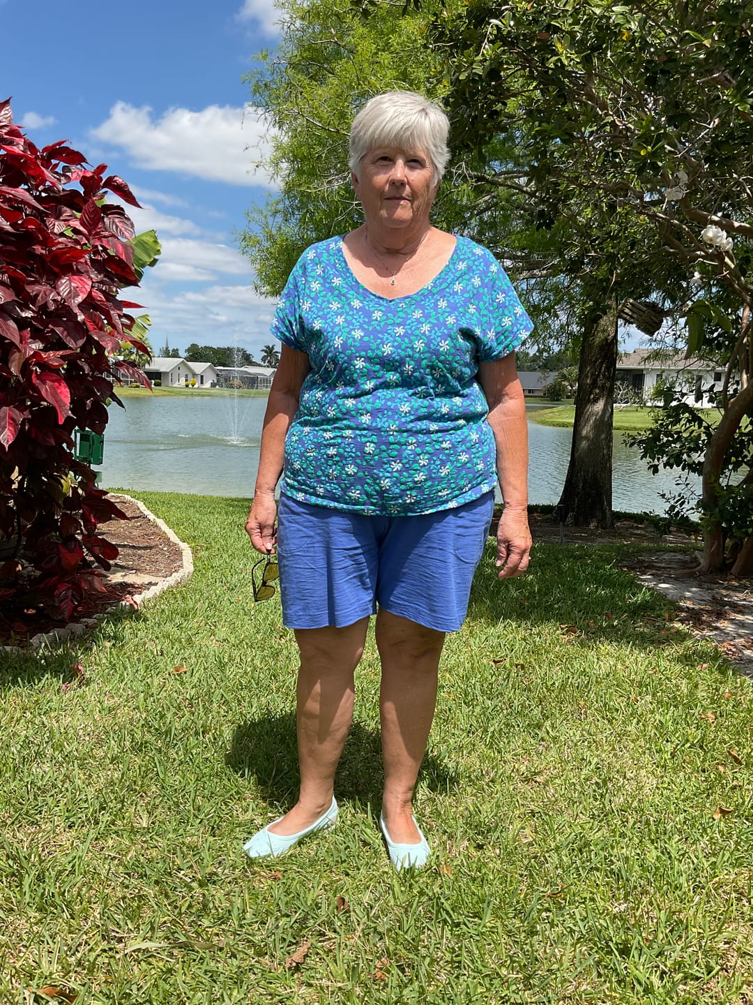 Customer photo review of Classic Beach Cotton Pants