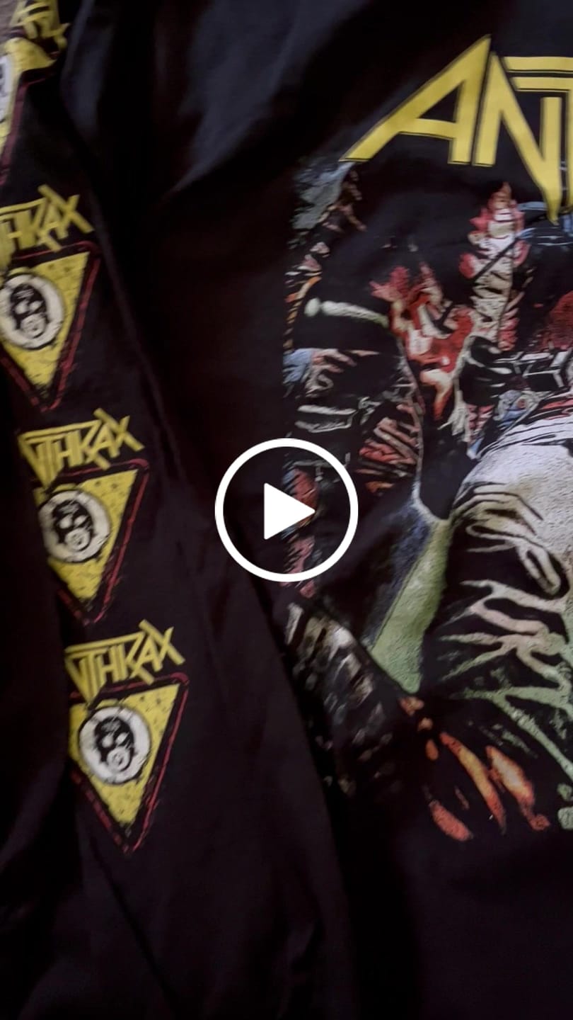 Customer video review of Anthrax - Spreading The Disease - Longsleeve Shirt