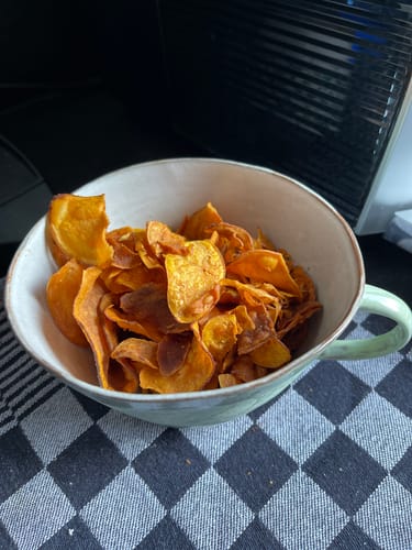 Customer photo review of Bio Süßkartoffel Chips - MHD: 13.04.24
