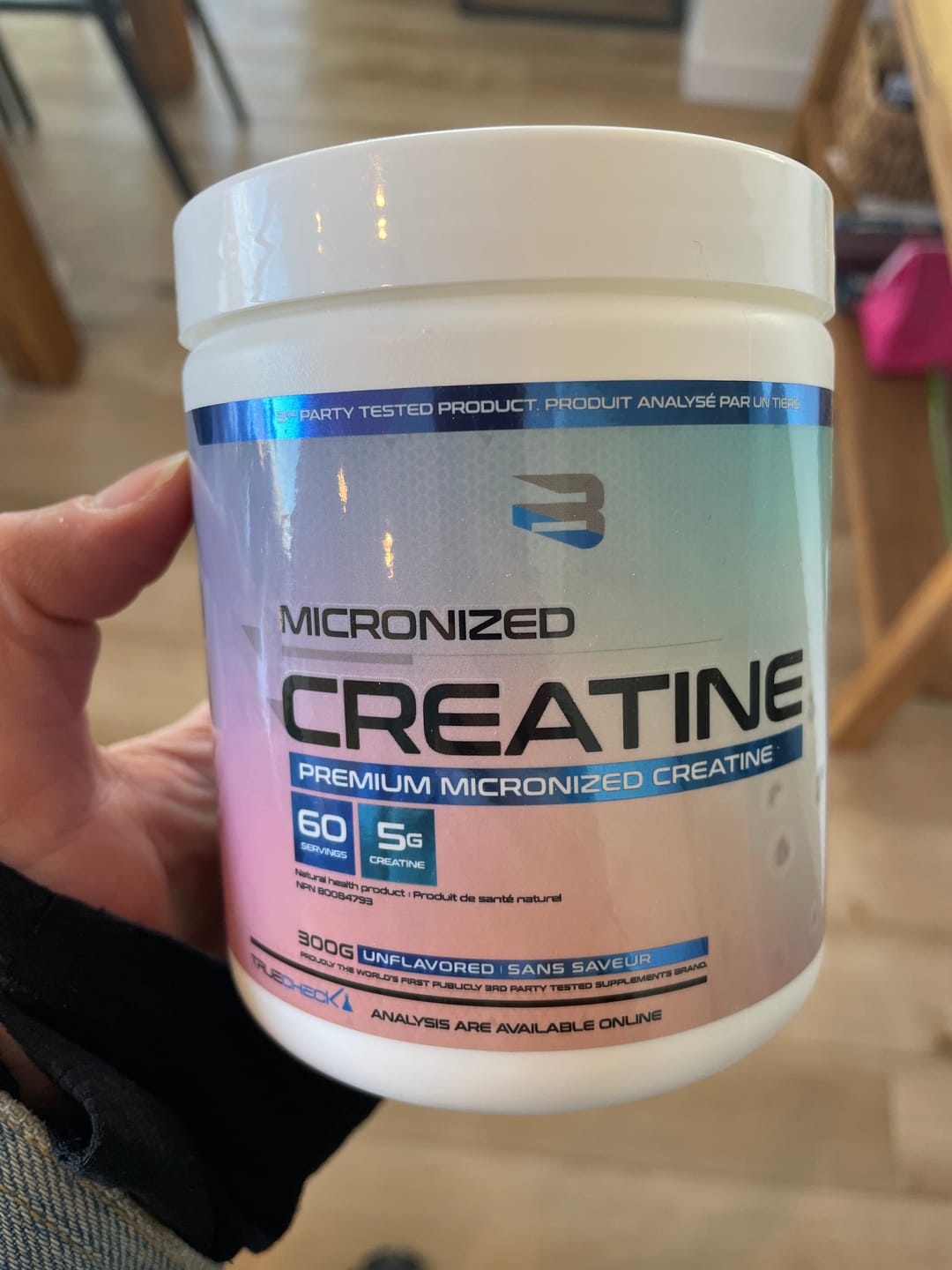 Customer photo review of Believe - Créatine Micronisée 300g