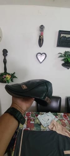 Customer photo review of Icone™ EliteHat - Trendy Læderbaret I Høj Kvalitet